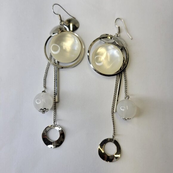 Light Dangle Tassel Earrings - Picture 1 of 9